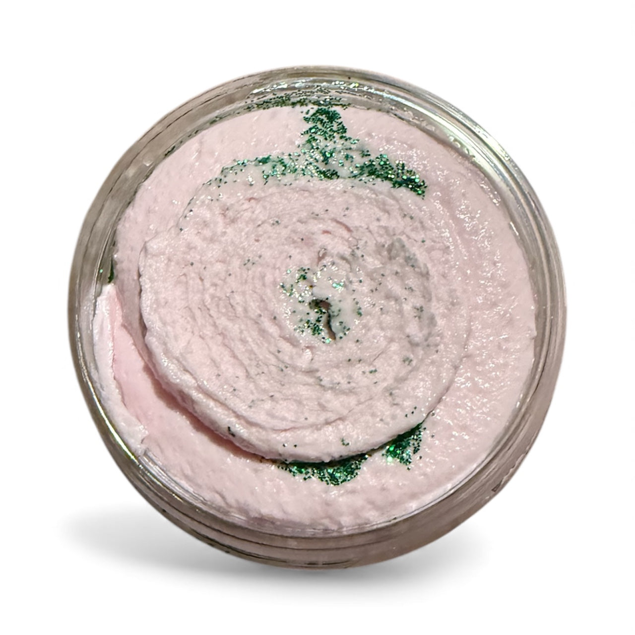 Pink Evergreen Whipped Body Soap