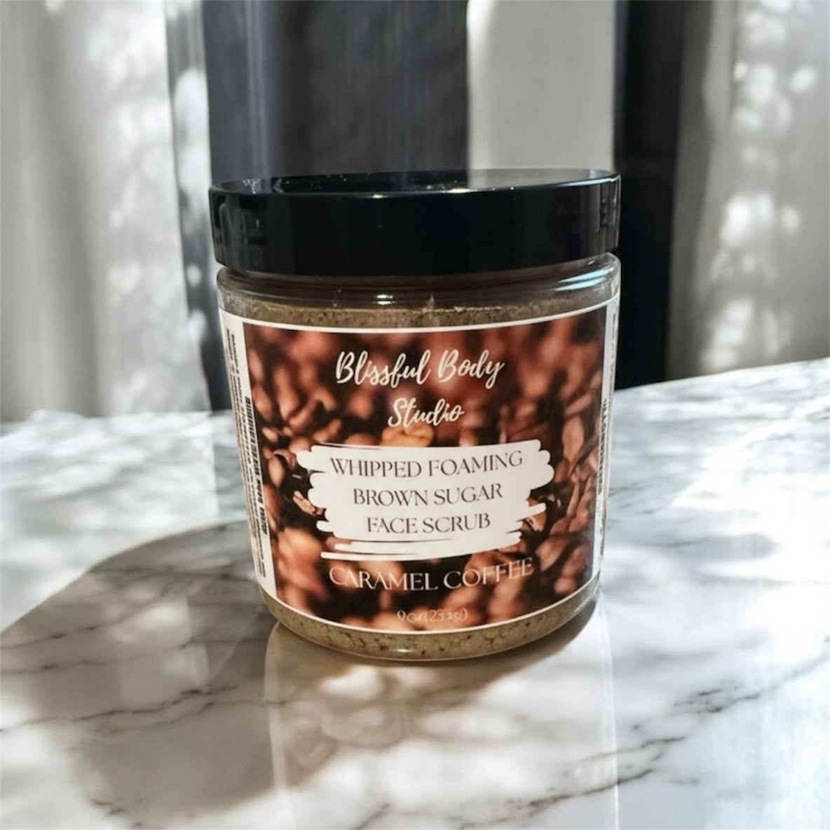 Whipped Foaming Brown Sugar Coffee Face Scrub - Caramel
