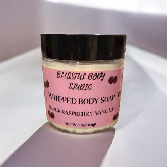 Black Raspberry Vanilla Whipped Body Soap