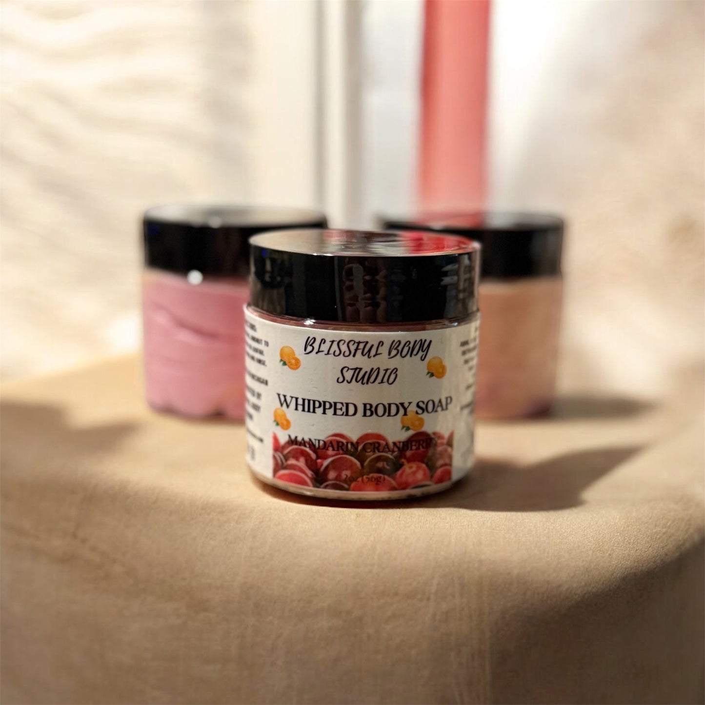 Mandarin Cranberry Whipped Body Soap