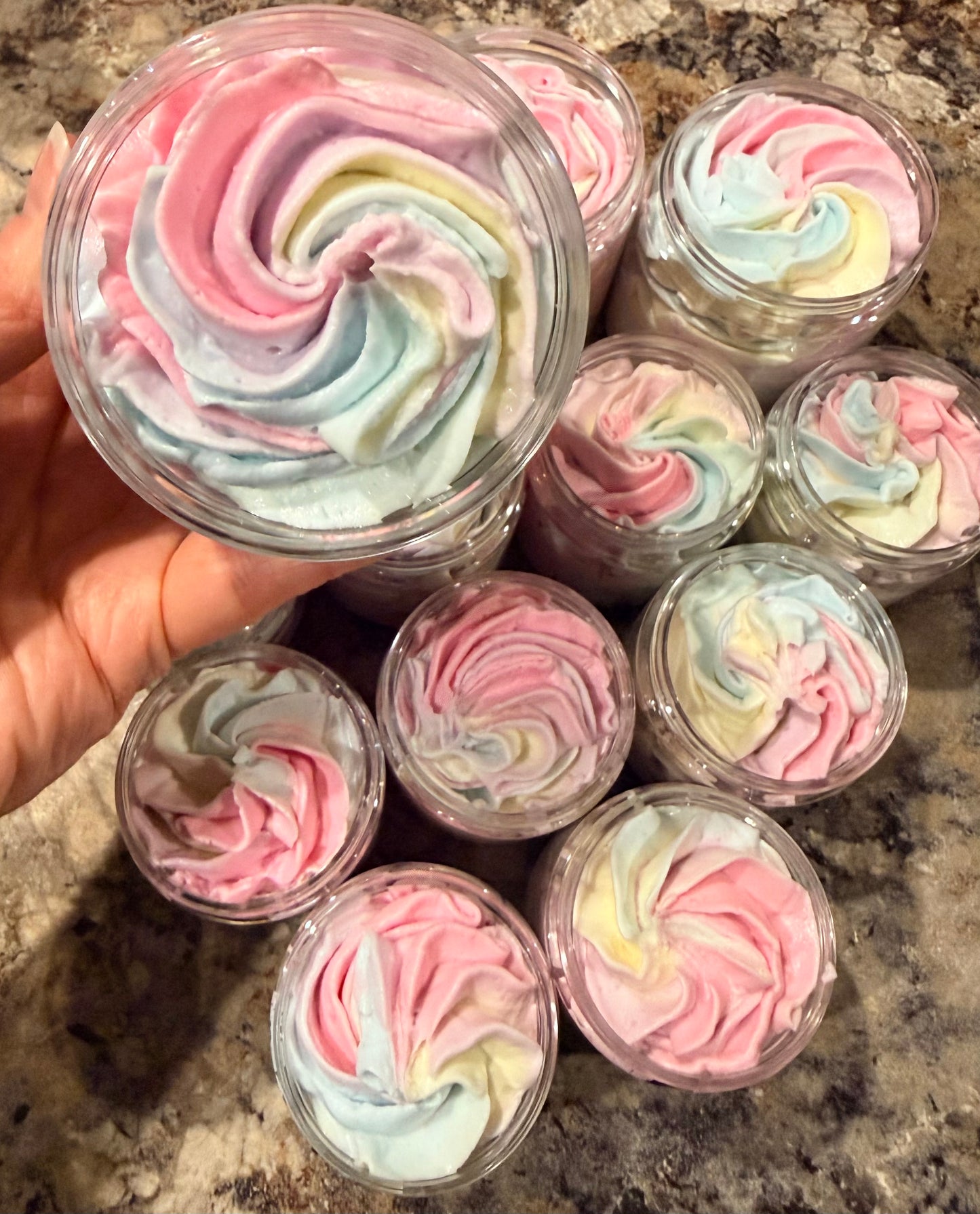 Jelly Bean Fluffy Whipped Soap