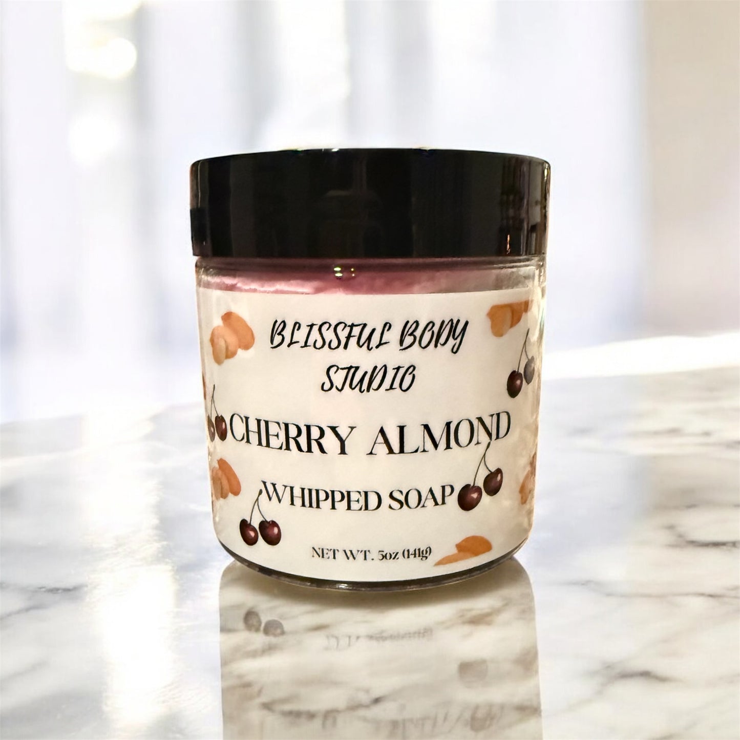 Cherry Almond Whipped Body Soap
