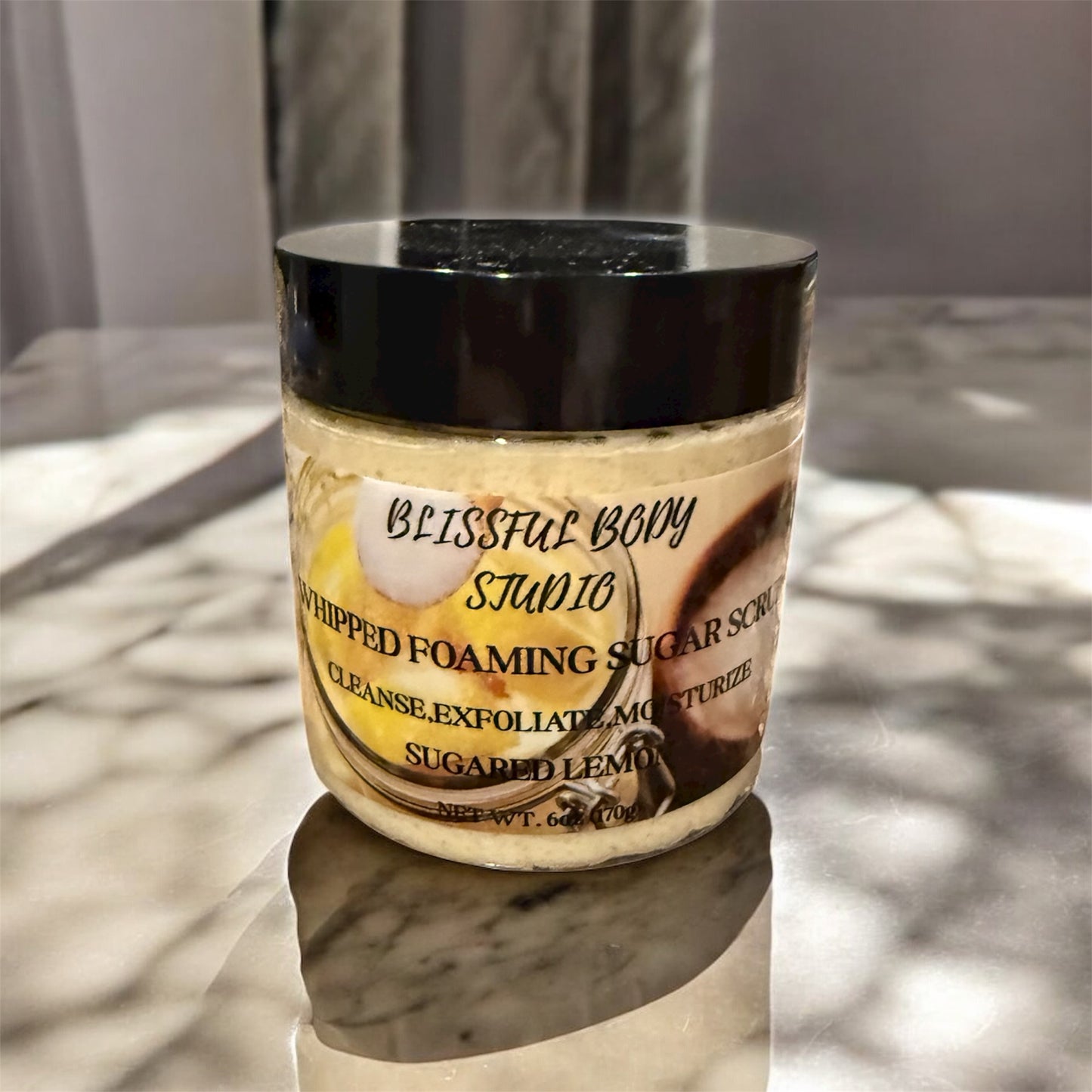 Sugared Lemon Whipped Foaming Sugar Scrub