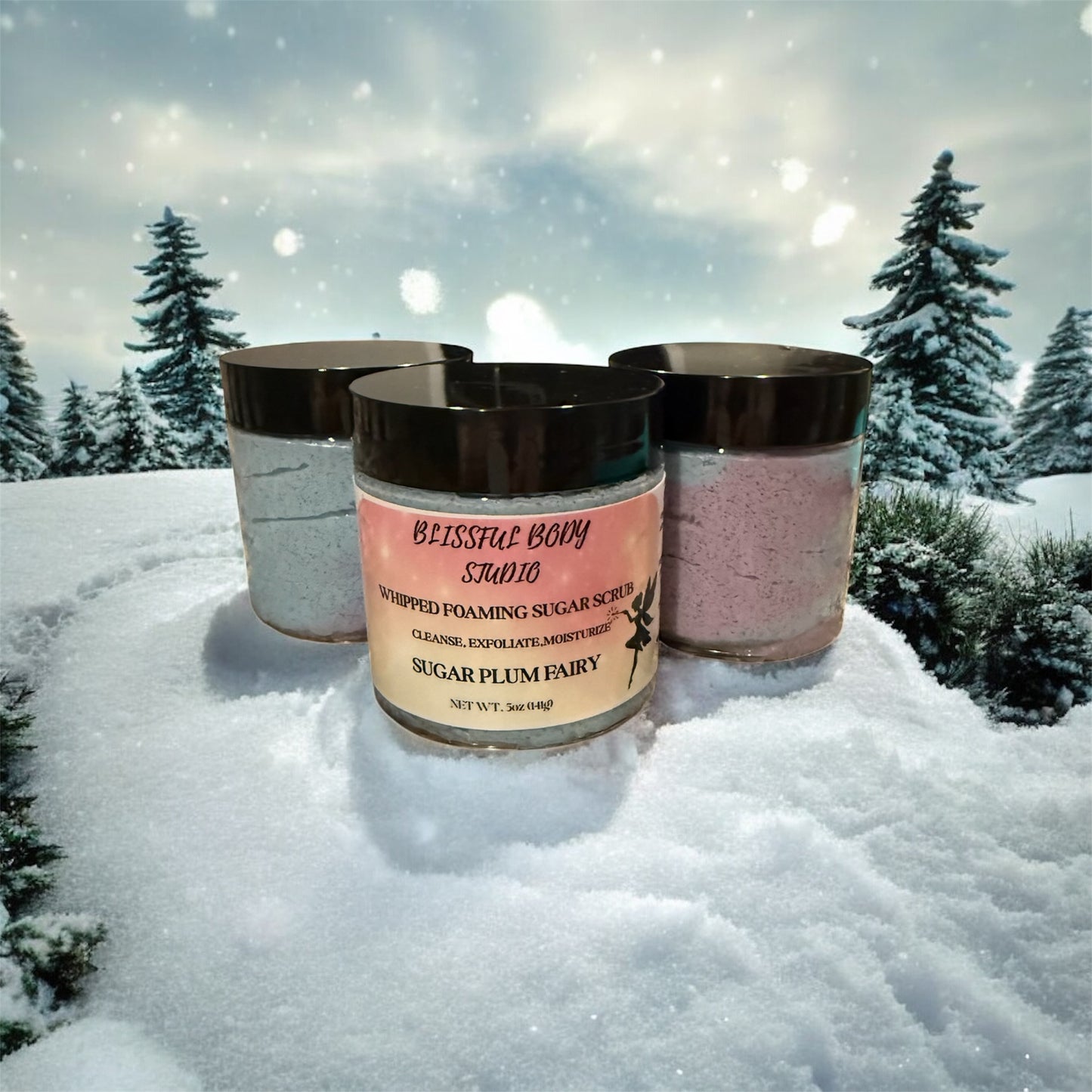 Sugar Plum Fairy Whipped Foaming Sugar Scrub